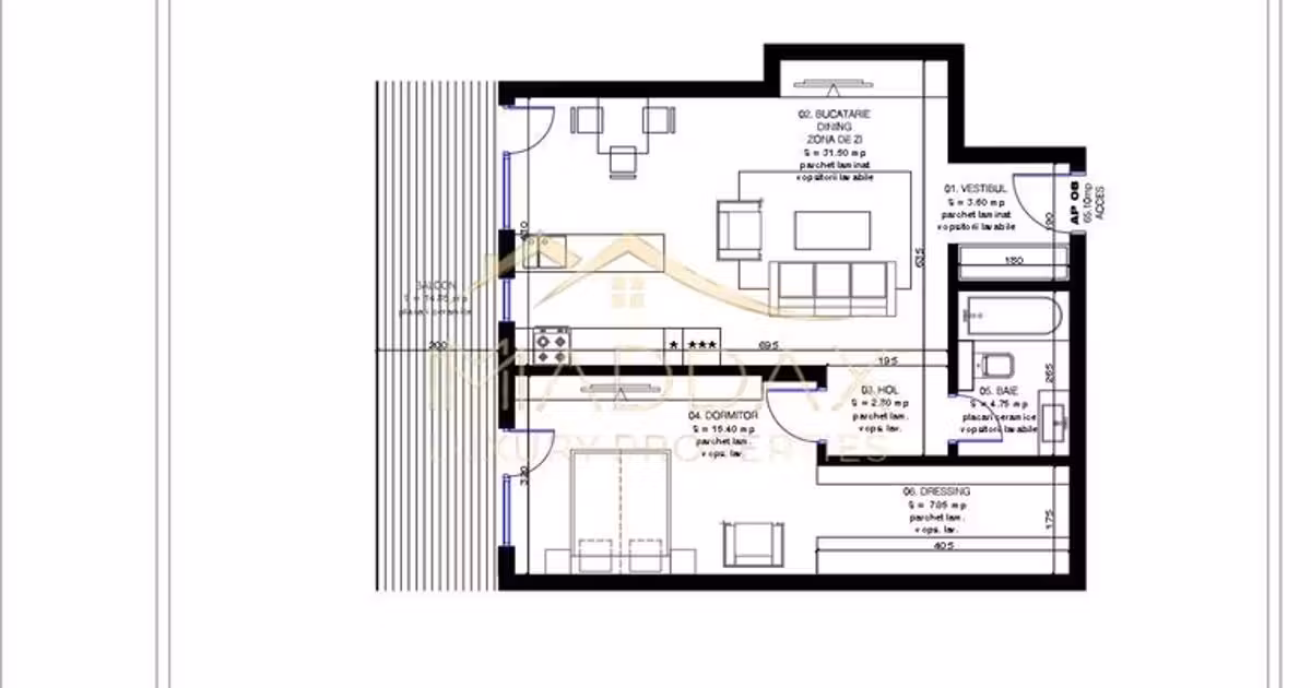 Apartament de vânzare cu 2 camere în zona Pipera, Sector 1
