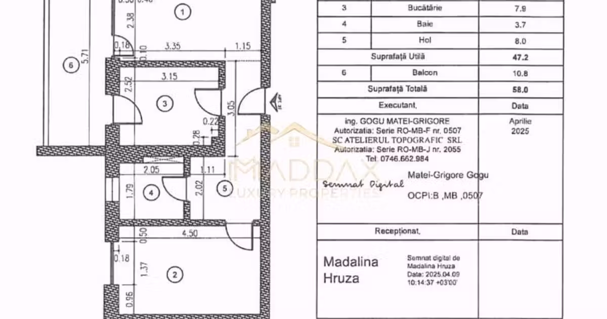 Apartament de vânzare cu 2 camere în Voluntari
