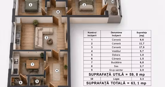 Apartament Drumul Taberei