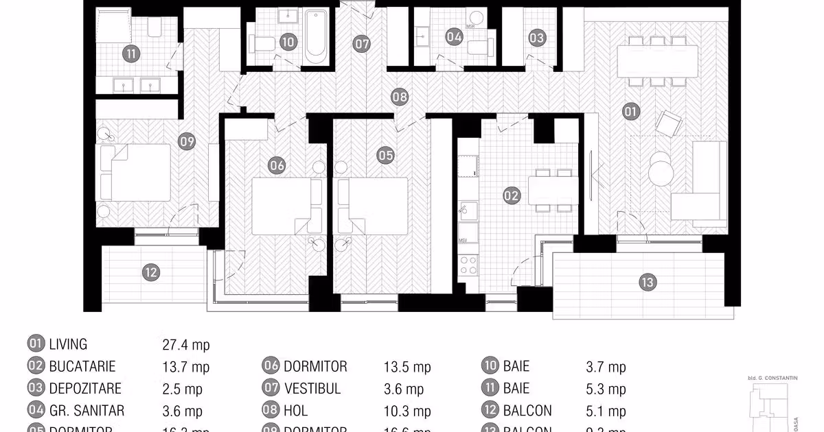 Apartament de vânzare cu 4 camere în zona Aviației, Sector 1
