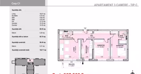 Apartament Militari