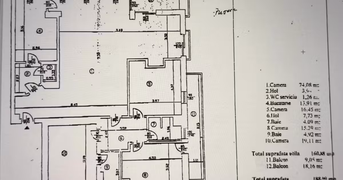 Apartament de vânzare cu 4 camere în zona Primăverii, Sector 1