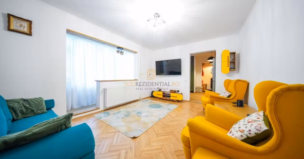 Apartament de vânzare cu 3 camere, mobilat în zona Alexandru Obregia, Sector 4