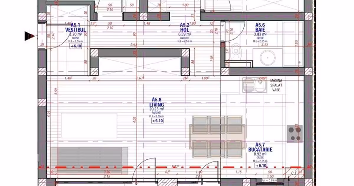 Apartament de vânzare cu 3 camere în zona Torontalului, Timișoara