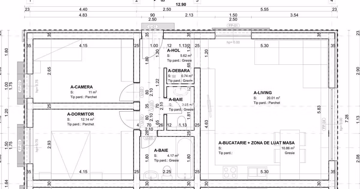 Duplex de vânzare cu 3 camere în Tălmaciu