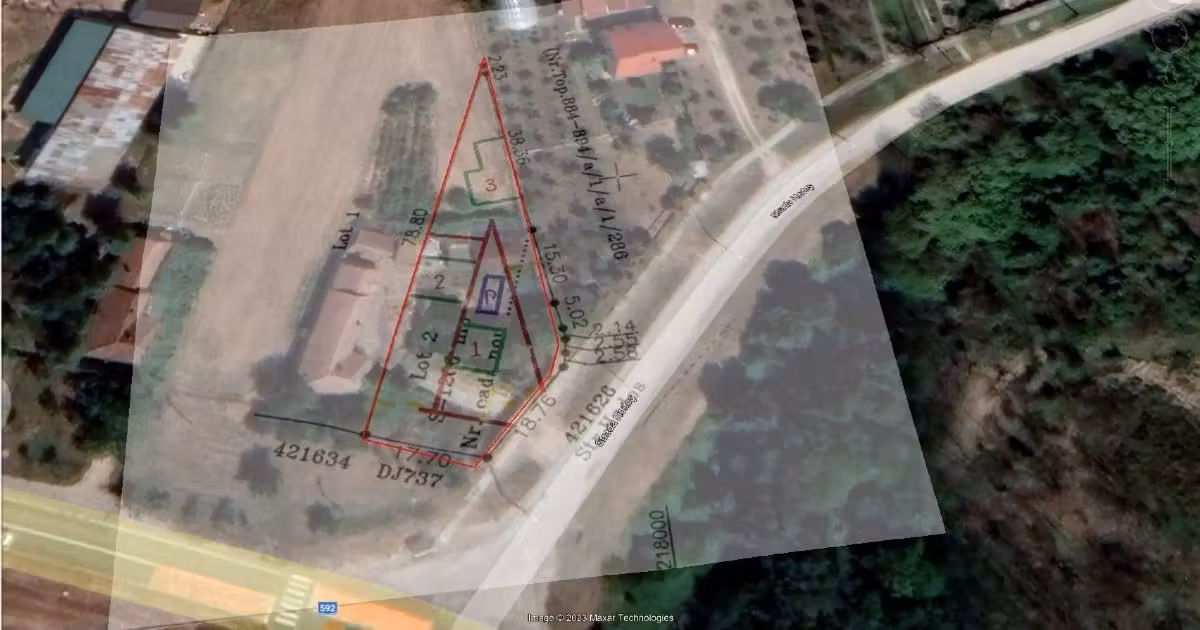 Teren Construcții intravilan de vânzare de 1200 mp, în Moșnița Nouă