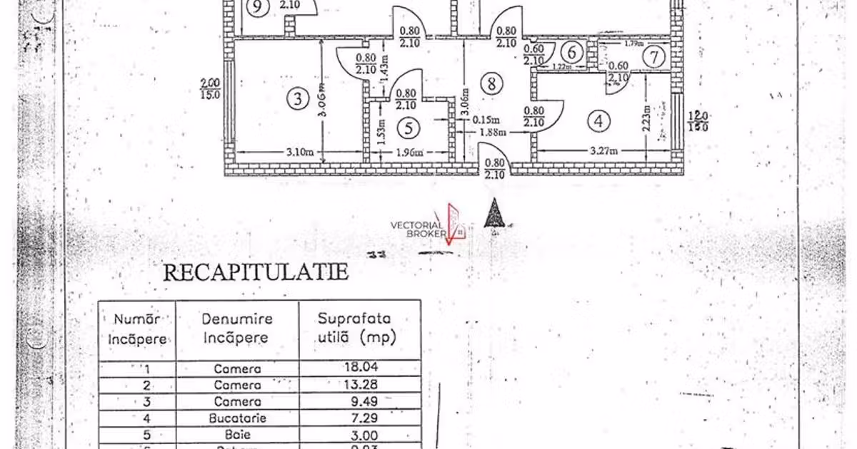 Apartament de vânzare cu 3 camere în zona Ozana, Sector 3