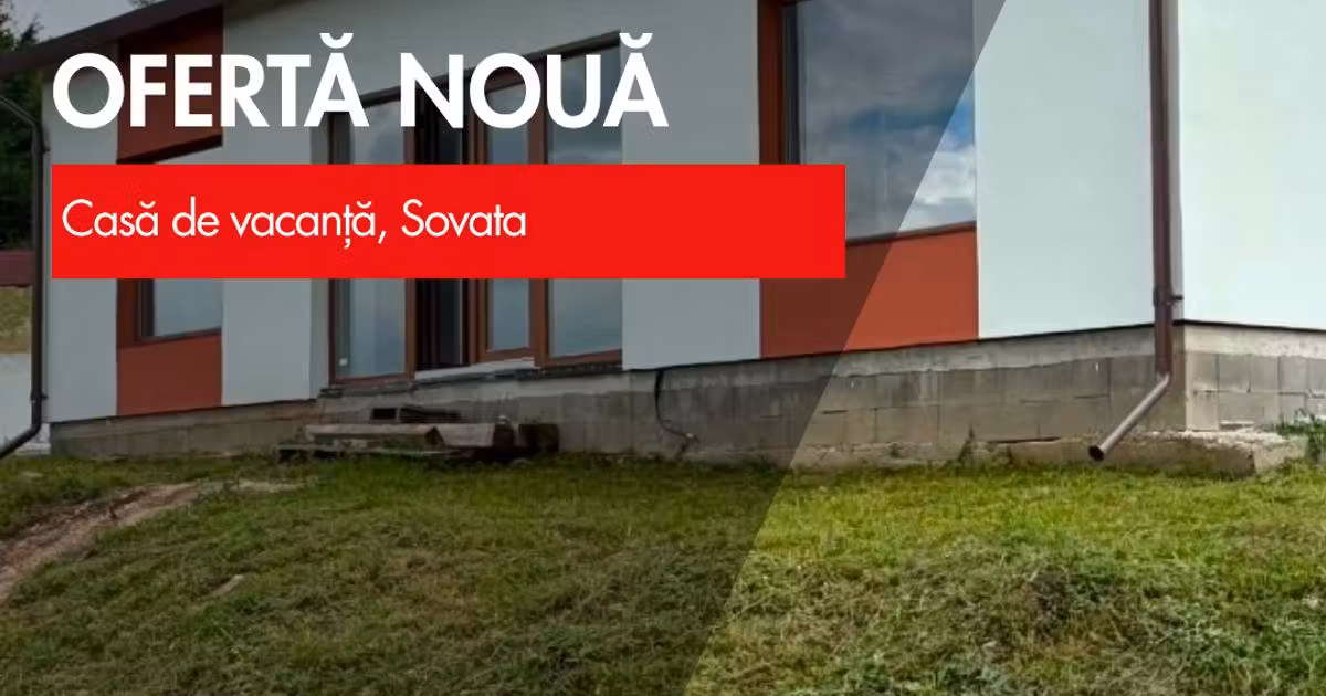 Casă individuală de vânzare cu 3 camere în Sovata