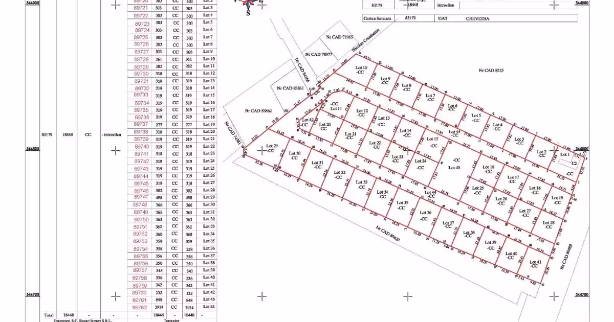 Teren Construcții intravilan de vânzare de 18448 mp, în Dârza