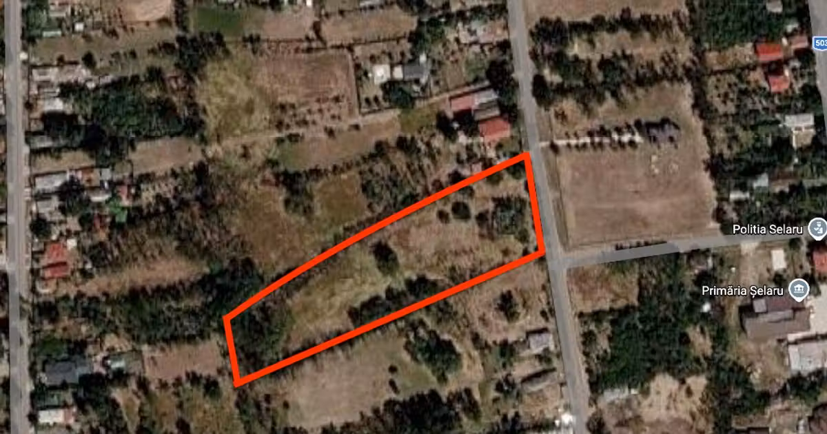 Teren Construcții intravilan de vânzare de 8300 mp, în Șelaru