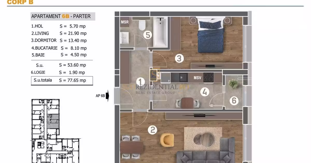Apartament de vânzare cu 2 camere în zona Brâncoveanu, Sector 4