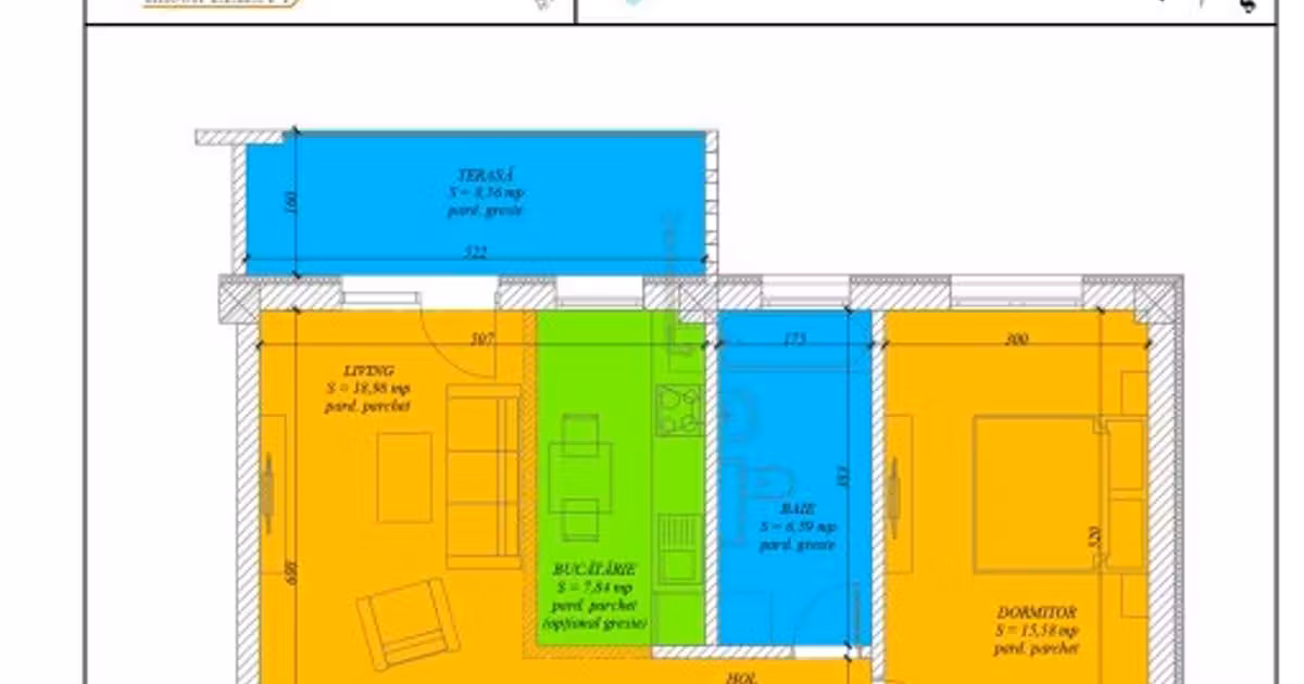 Apartament de vânzare cu 2 camere în zona Torontalului, Timișoara