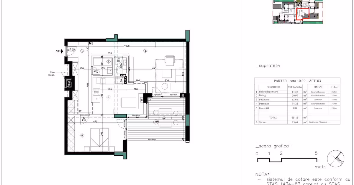 Apartament de vânzare cu 2 camere în zona Străulești, Sector 1