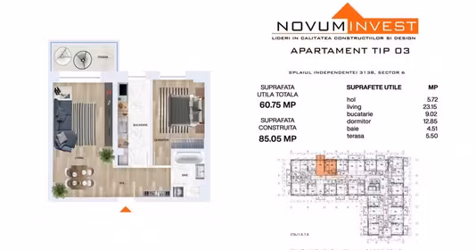 Apartament Splaiul Independenței