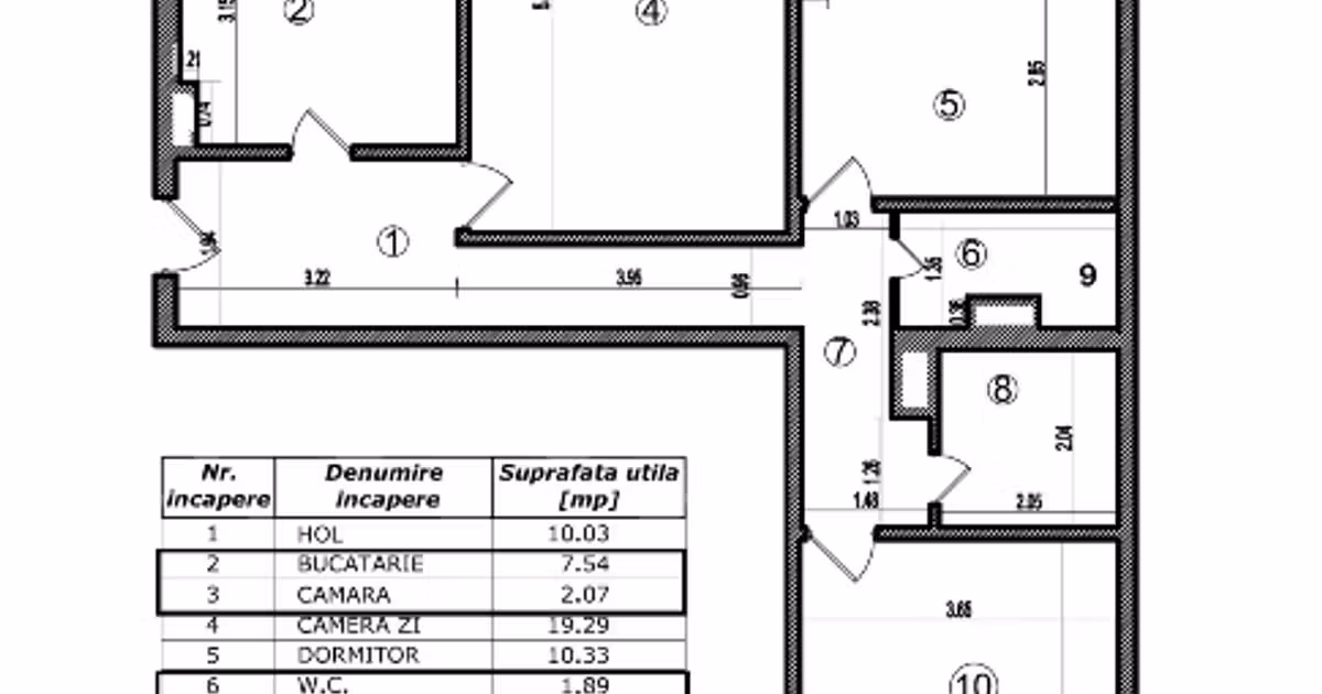 Apartament de vânzare cu 3 camere, mobilat în zona Tineretului, Sector 4