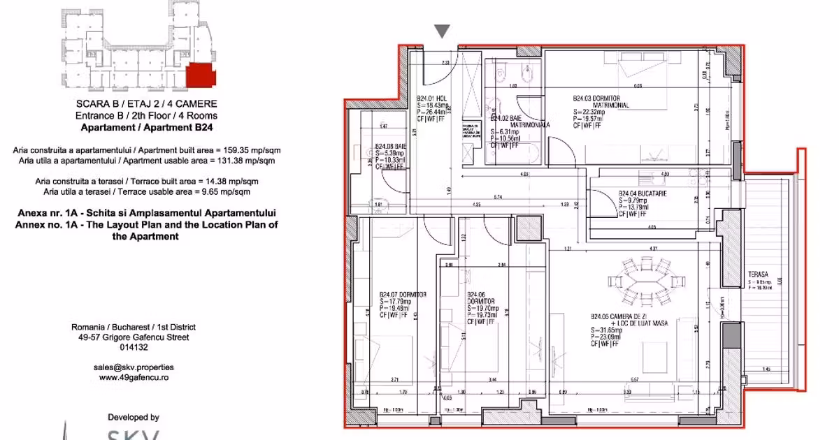 Apartament de vânzare cu 4 camere în zona Herăstrău, Sector 1