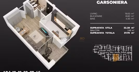 Garsonieră Central