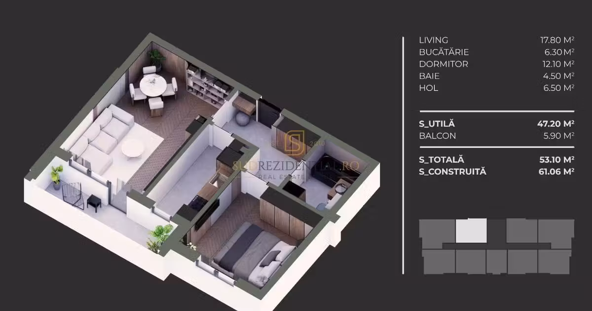 Apartament de vânzare cu 2 camere în zona Berceni, Sector 4