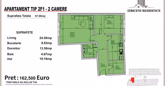 Apartament Bucureștii Noi
