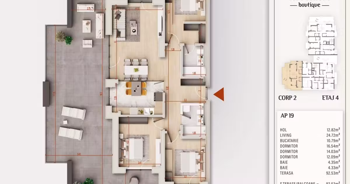 Apartament de vânzare cu 4 camere în zona Theodor Pallady, Sector 3