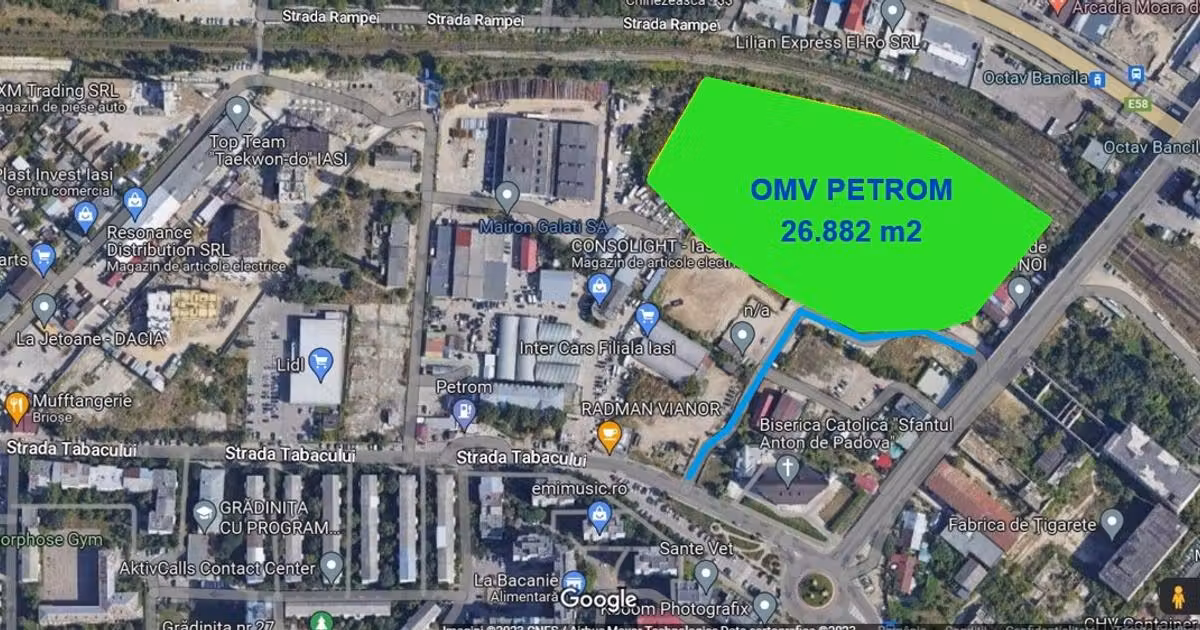 Teren Construcții intravilan de vânzare de 26882 mp, în zona Dacia, Iași