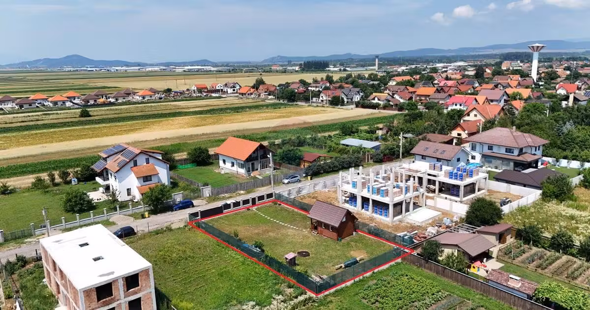 Teren Construcții intravilan de vânzare de 609 mp, în Prejmer