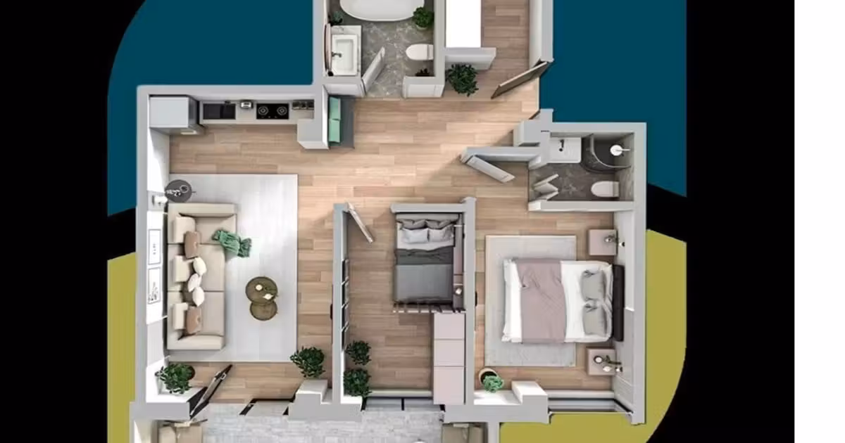 Apartament de vânzare cu 3 camere în zona Galata, Iași