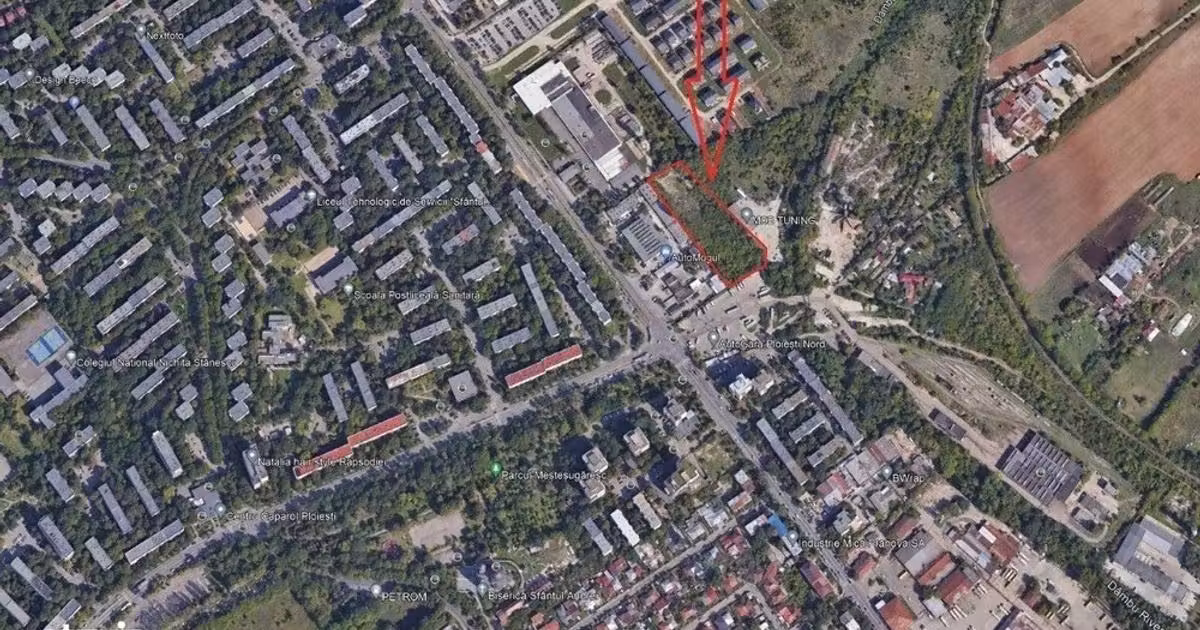 Teren Construcții intravilan de vânzare de 3600 mp, în zona Nord, Ploiești