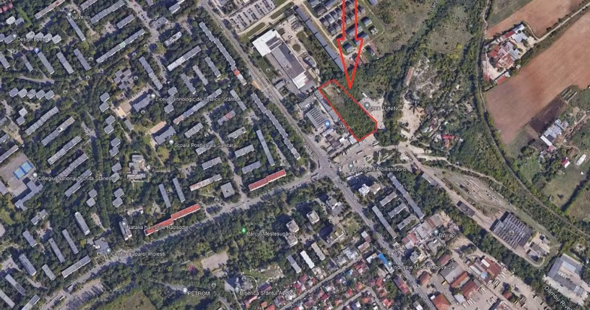 Teren Construcții intravilan de vânzare de 7300 mp, în zona Nord - Spitalul Județean, Ploiești