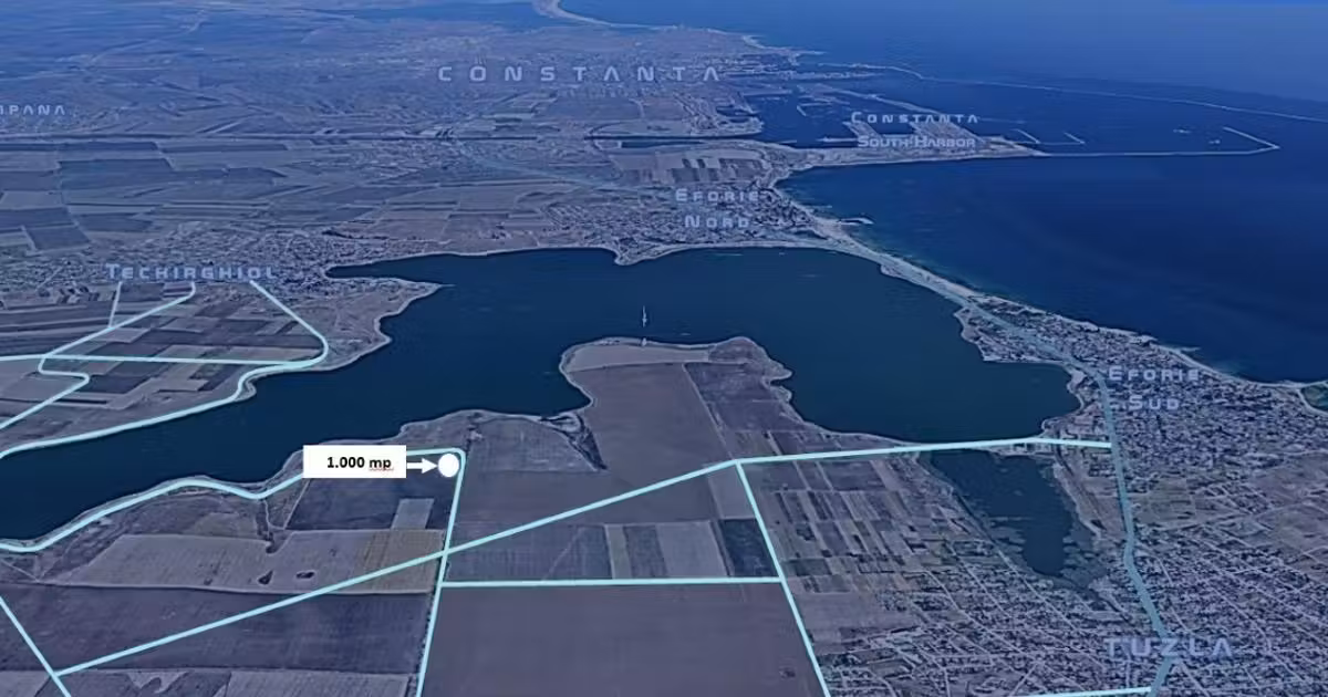 Teren agricol extravilan de vânzare de 1000 mp, în Tuzla