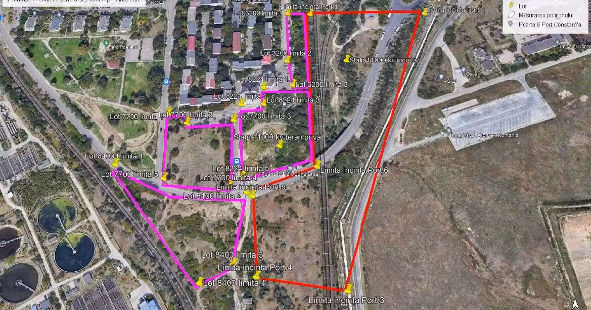 Teren Construcții intravilan de vânzare de 27500 mp, în zona Poarta 6, Constanța