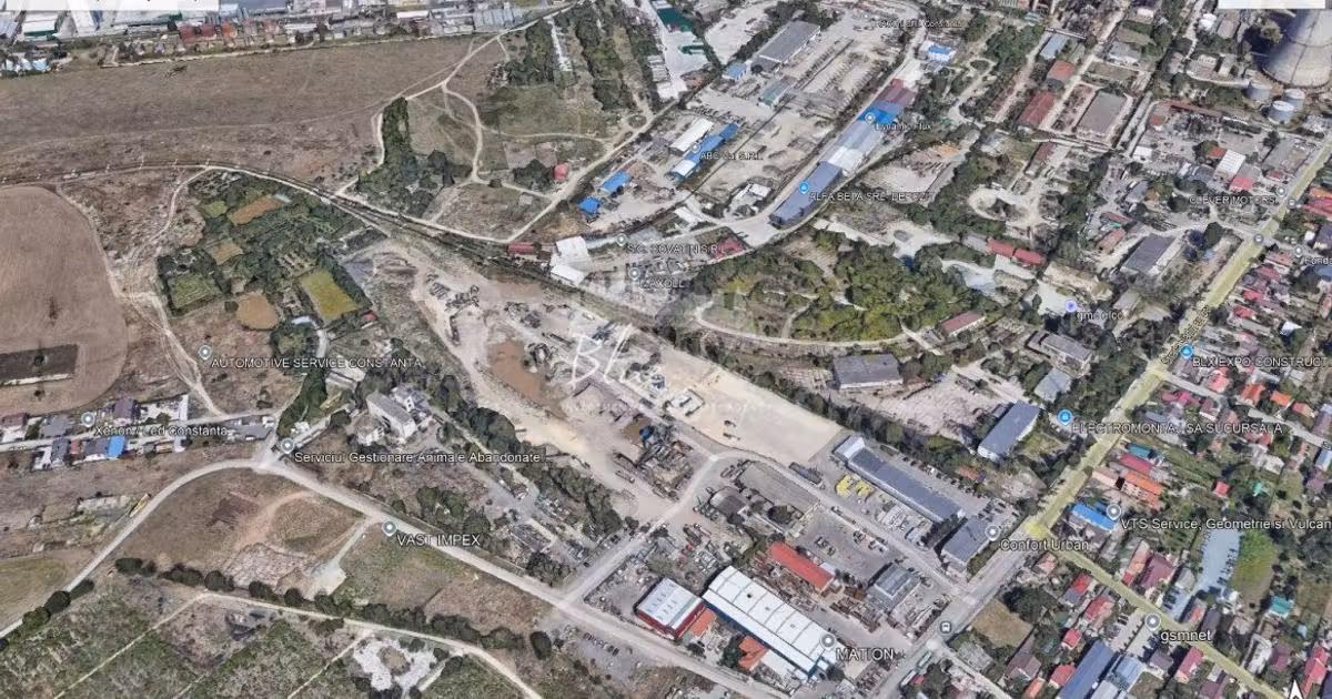 Teren Construcții intravilan de vânzare de 2000 mp, în zona Zona Industrială, Constanța
