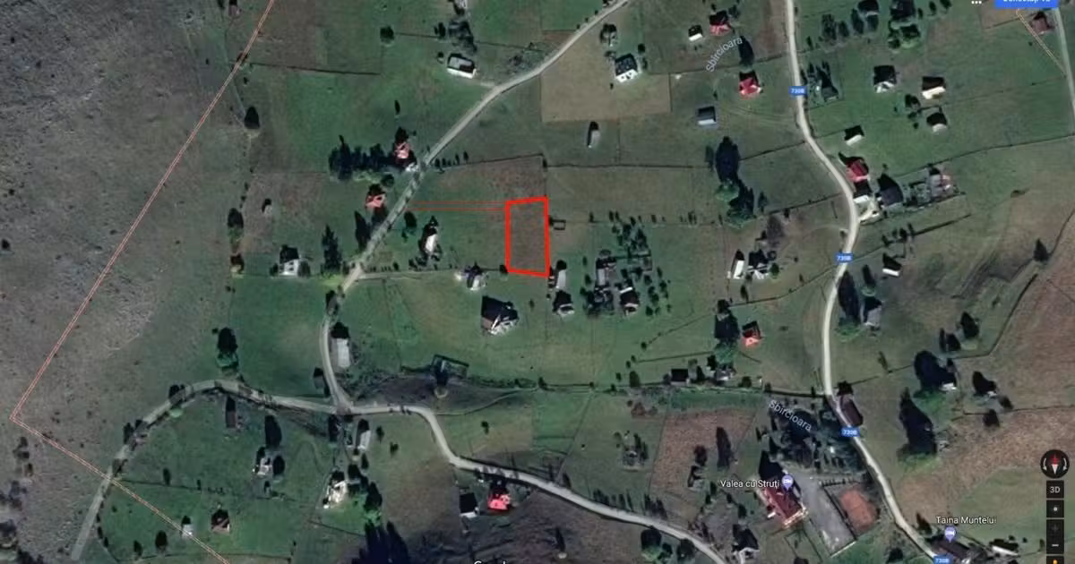 Teren Construcții intravilan de vânzare de 1500 mp, în Șirnea