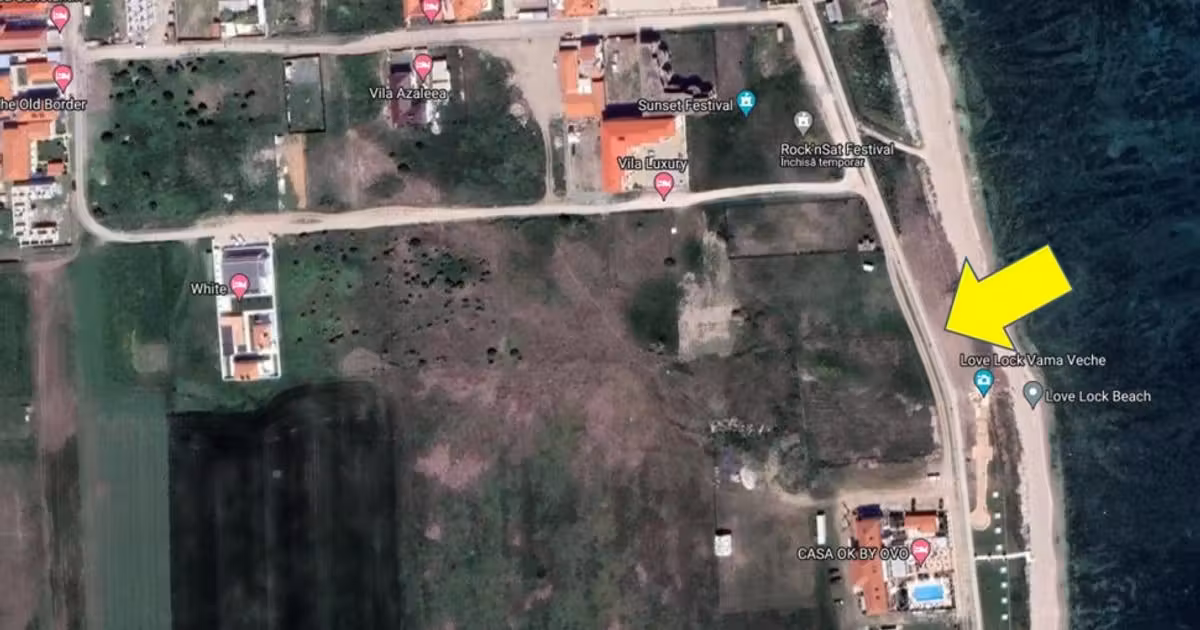 Teren Construcții intravilan de vânzare de 3000 mp, în Vama Veche