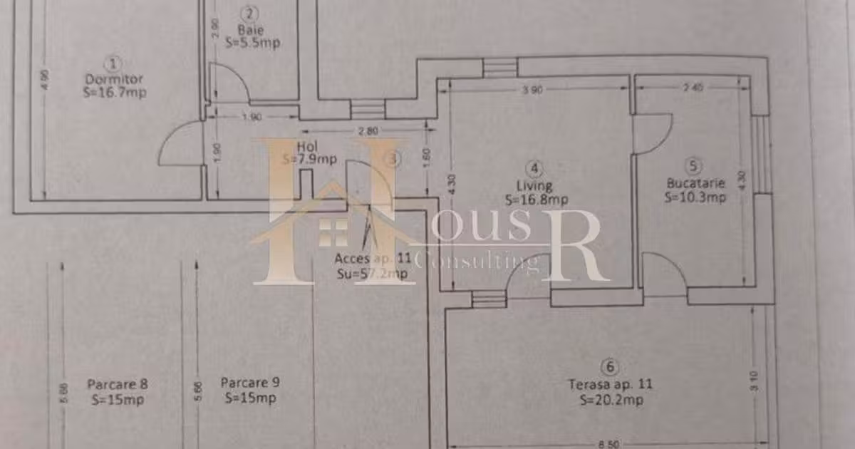 Apartament de vânzare cu 2 camere, mobilat în zona Braytim, Timișoara