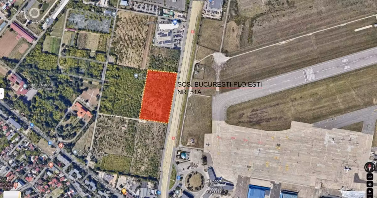 Teren Construcții intravilan de vânzare de 10125 mp, în zona Băneasa, Sector 1