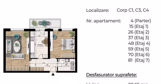 Apartament Nord-Vest