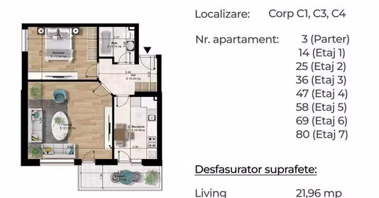Apartament Nord-Vest