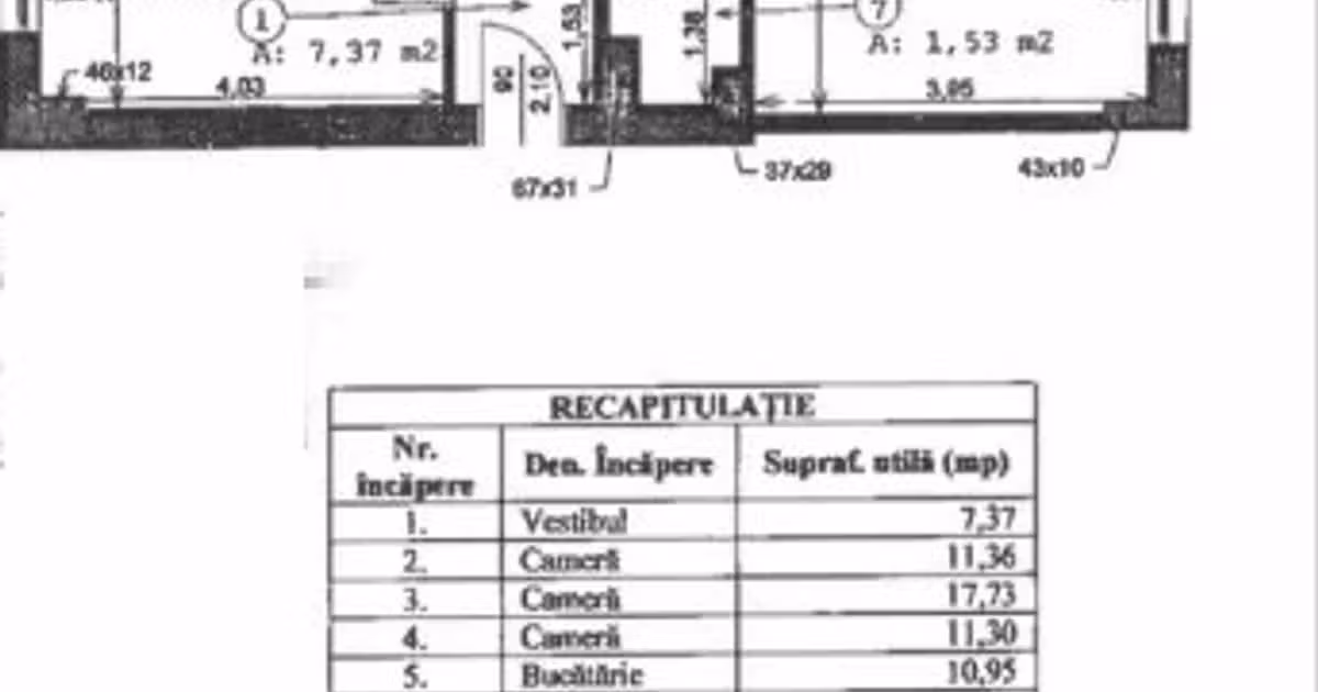 Apartament de vânzare cu 3 camere în zona Tineretului, Sector 4