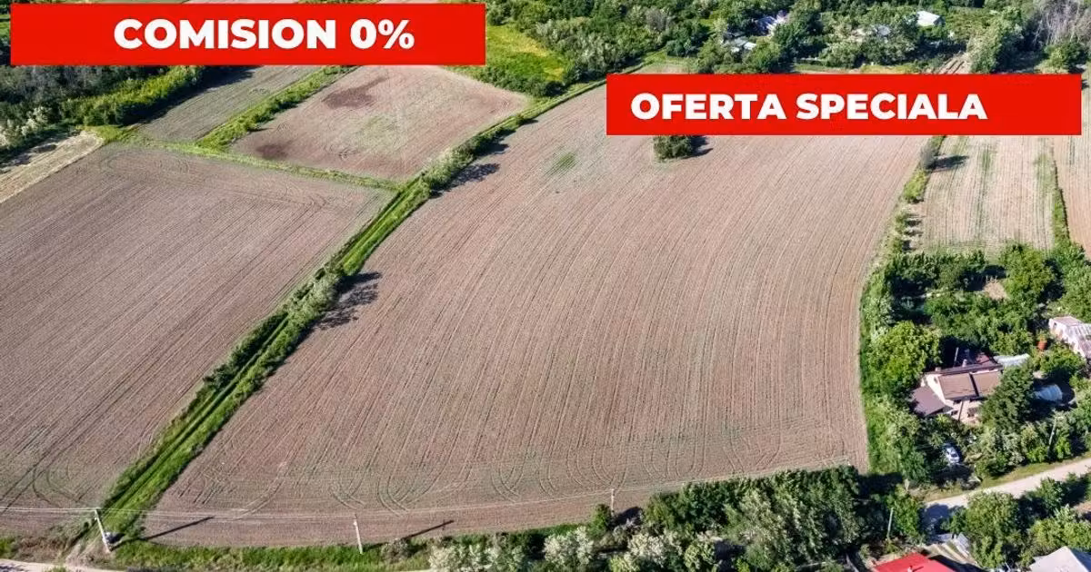 Teren Construcții intravilan de vânzare de 5830 mp, în Rociu