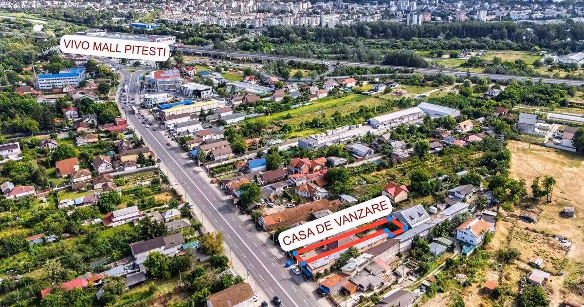 Casă individuală de vânzare cu 3 camere în zona Exterior Nord, Pitești