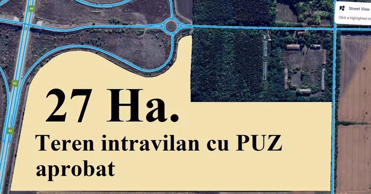 Teren Construcții intravilan de vânzare de 270000 mp, în Gherghița