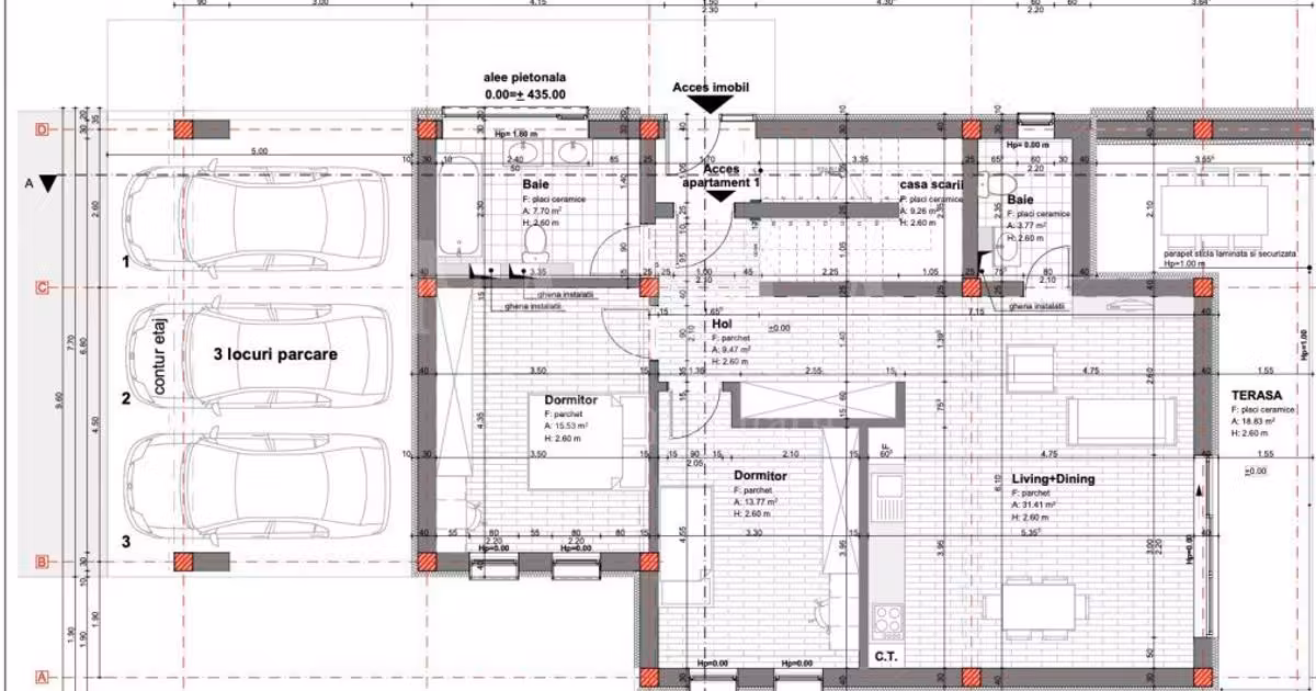 Apartament de vânzare cu 4 camere în zona Mănăștur, Cluj-Napoca