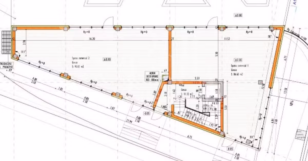 Spațiu comercial de vânzare de 176.65 mp, în zona Grigorescu, Cluj-Napoca