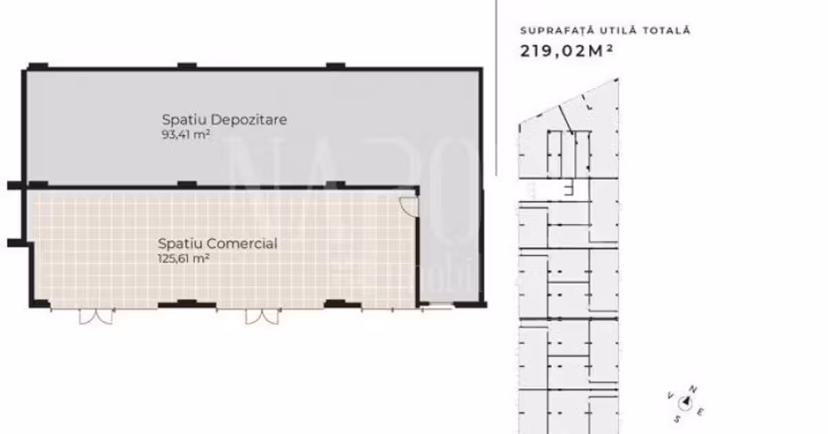 Spațiu comercial de vânzare de 219 mp, în zona Sopor, Cluj-Napoca