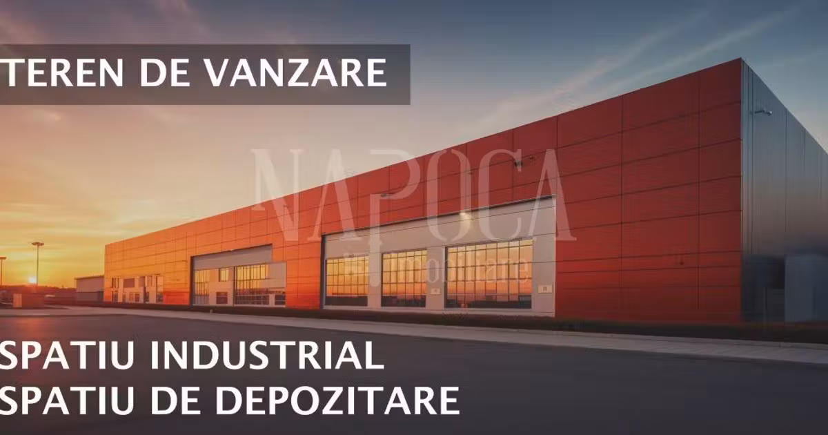 Teren intravilan de vânzare de 24670 mp, în Dej