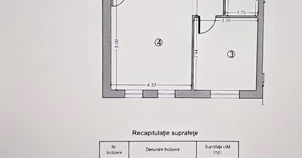 Apartament de vânzare cu 2 camere, mobilat în Voluntari