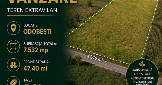 Teren Odobești