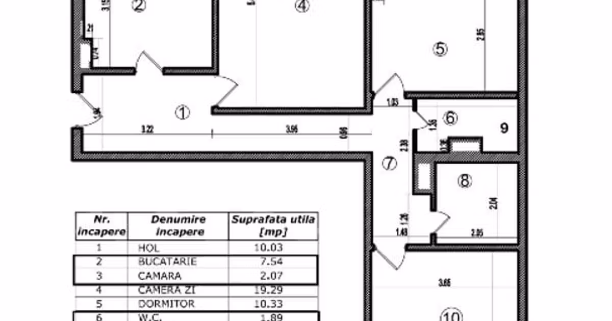 Apartament de vânzare cu 3 camere în zona Tineretului, Sector 4