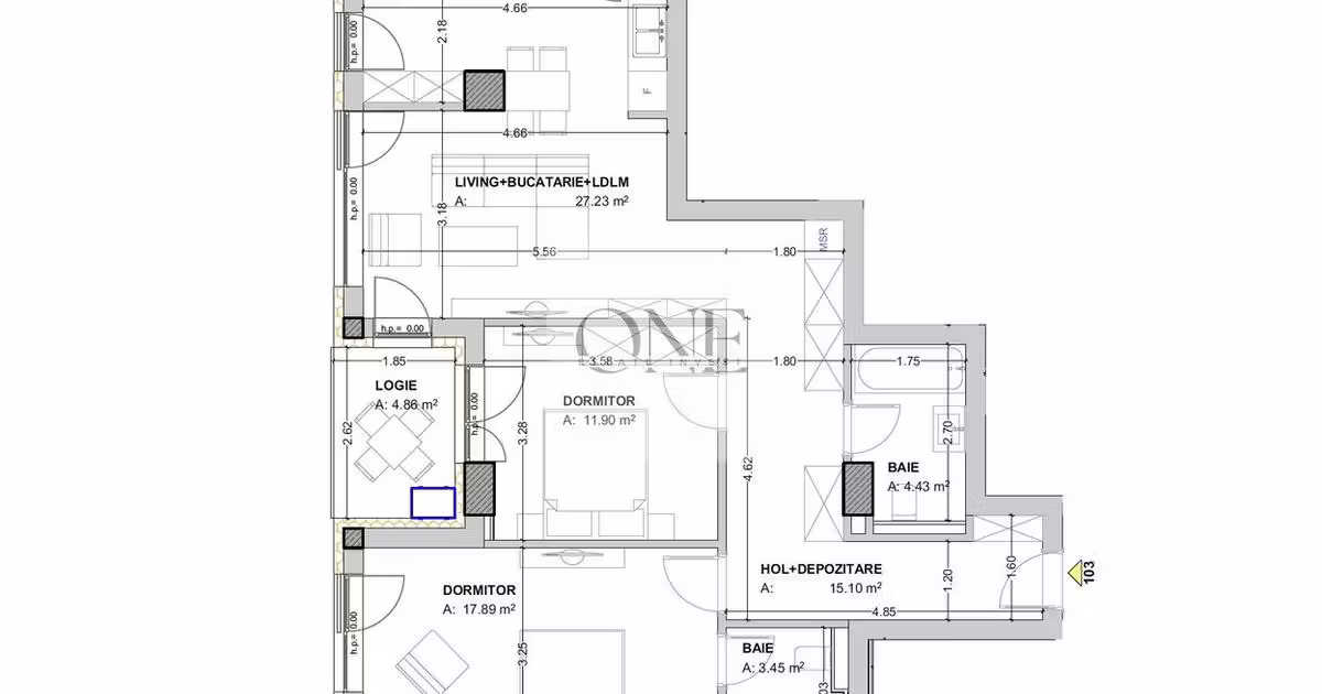 Apartament de vânzare cu 3 camere în zona Tractorul, Brașov